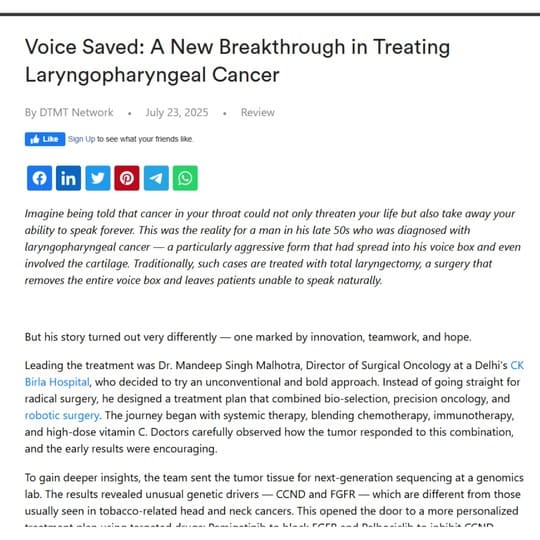 Laryngopharyngeal Cancer